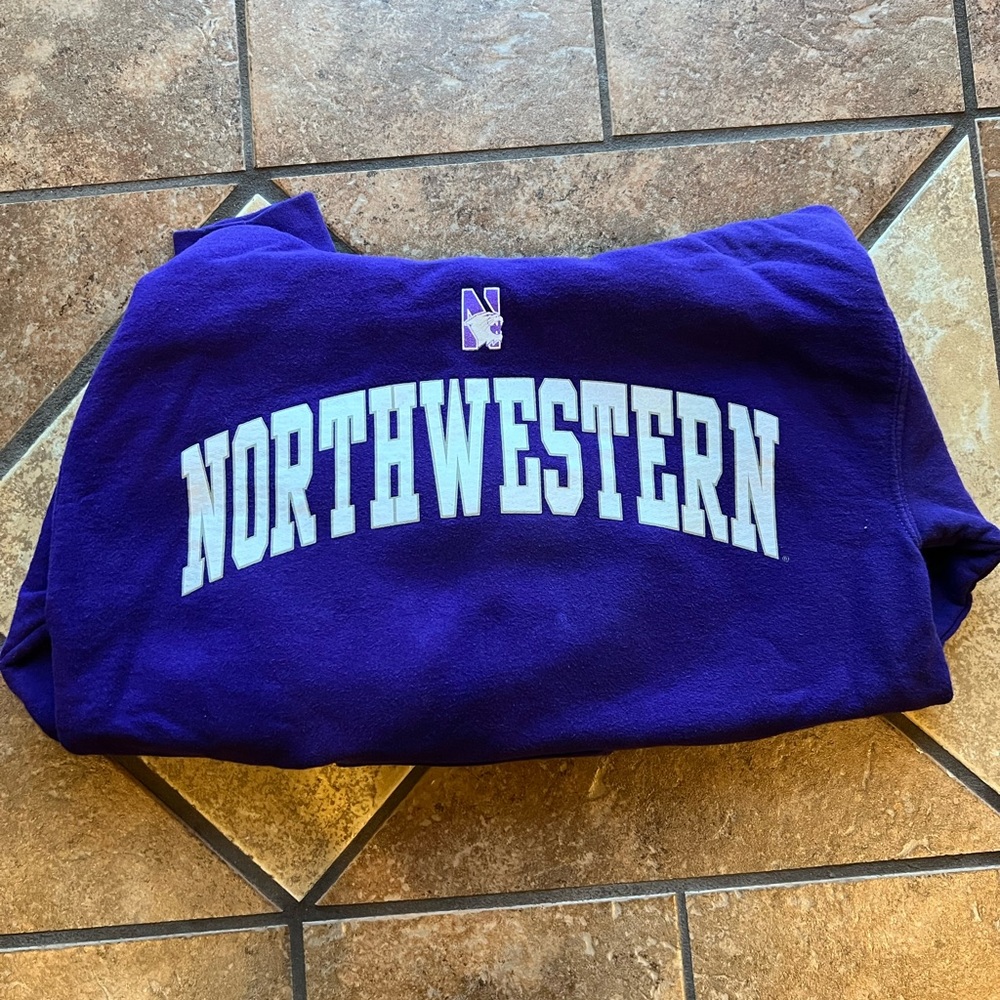 Northwestern Campus Colors Hoodie. Purple. Size Small.